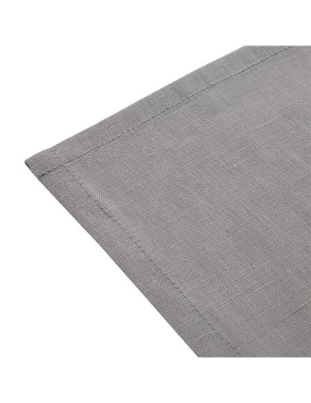 Olympia Linen Table Napkin Grey 400x400mm (Pack of 12)