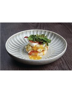 Olympia Corallite Coupe Bowls Concrete Grey 220mm (Pack of 6) 2