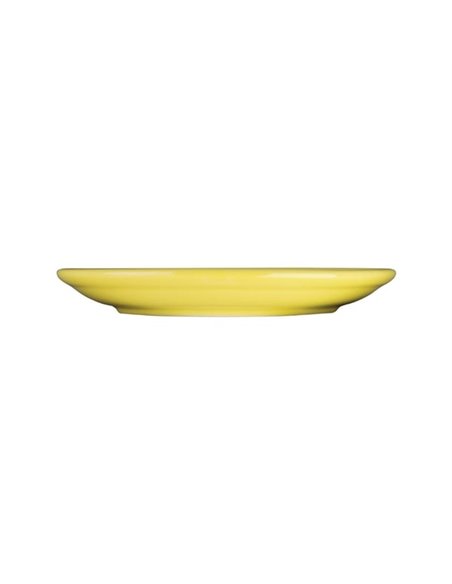 Olympia Heritage Double Well Saucers Yellow 163mm (Pack of 6)