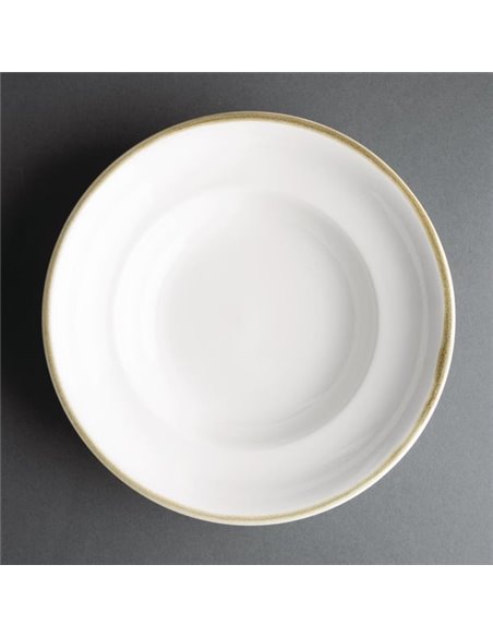 Olympia Kiln Pasta Bowl Chalk 250mm 340ml (Pack of 4)