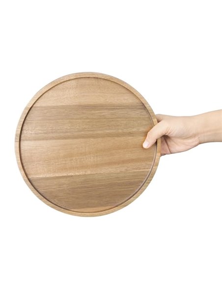 Olympia Acacia Round Plates 250(D)mm