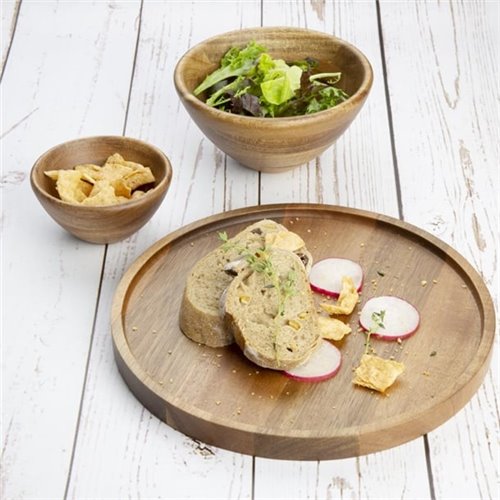 Olympia Acacia Round Plates 250(D)mm