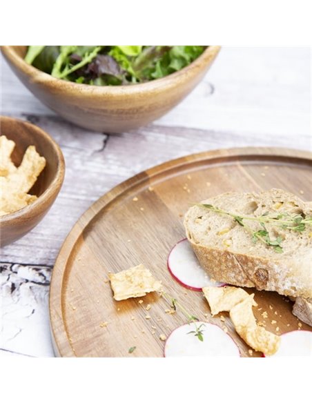 Olympia Acacia Round Plates 250(D)mm