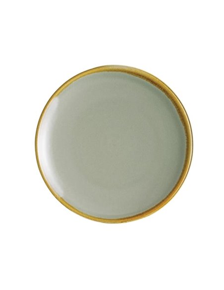 Olympia Kiln Moss Round Coupe Plates 180mm (Pack of 6)