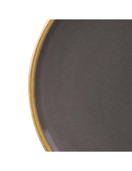 Olympia Kiln Smoke Round Coupe Plates 180mm (Pack of 6)