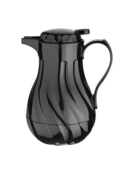 Olympia Insulated Swirl Jug Black 0.5Ltr