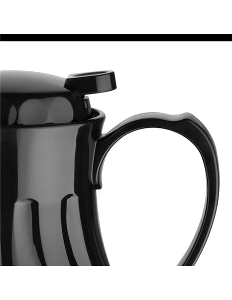 Olympia Insulated Swirl Jug Black 0.5Ltr