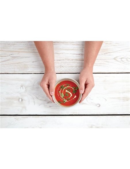 Olympia Corallite Deep Bowls Concrete Grey 105mm (Pack of 12)