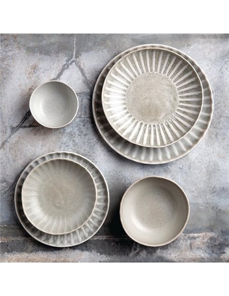 Olympia Corallite Deep Bowls Concrete Grey 105mm (Pack of 12)