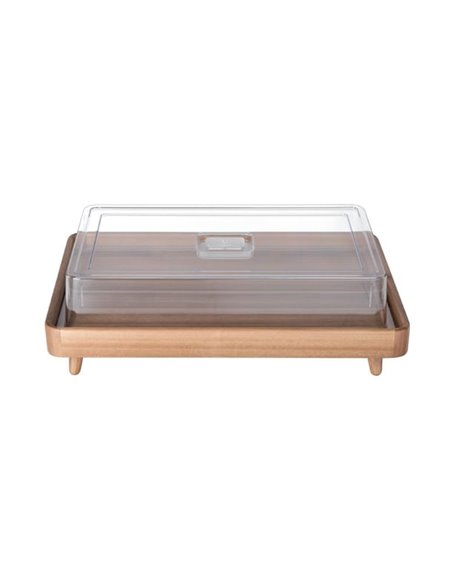 Olympia Acacia Standing Tray 1/1GN