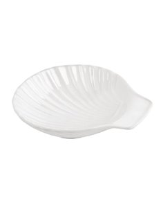 Olympia Whiteware Scallop Shell Dishes 130mm (Pack of 6)