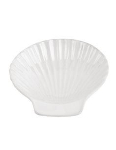 Olympia Whiteware Scallop Shell Dishes 130mm (Pack of 6) 2