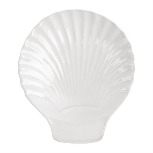Olympia Whiteware Scallop Shell Dishes 130mm (Pack of 6)