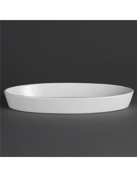 Olympia Whiteware Oval Sole Dishes 330x 180mm (Pack of 6)