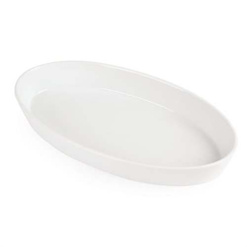 Olympia Whiteware Oval Sole Dishes 330x 180mm (Pack of 6)
