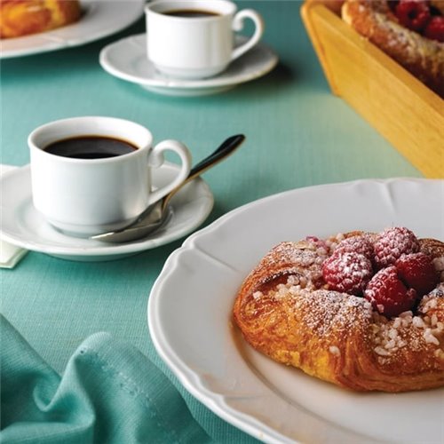 Olympia Rosa Saucers (Pack of 12)