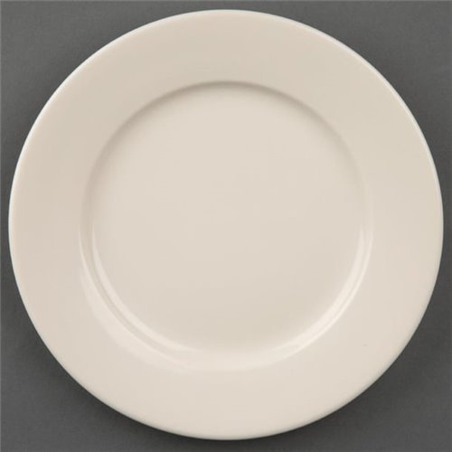 Olympia Ivory Wide Rimmed Plates 150mm (Pack of 12)