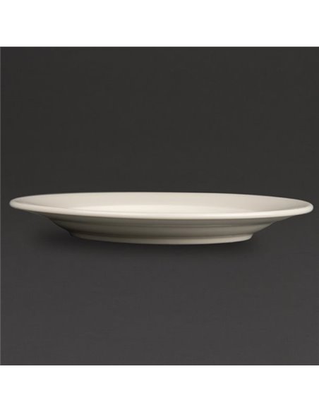 Olympia Ivory Wide Rimmed Plates 150mm (Pack of 12)