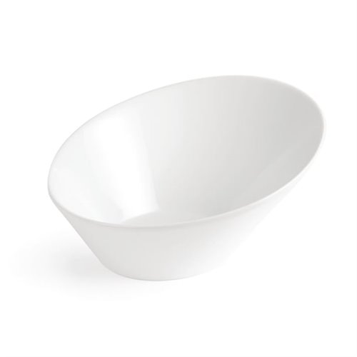 Olympia Whiteware Oval Sloping Bowls 222(W)x246(L)mm (Pack of 3)