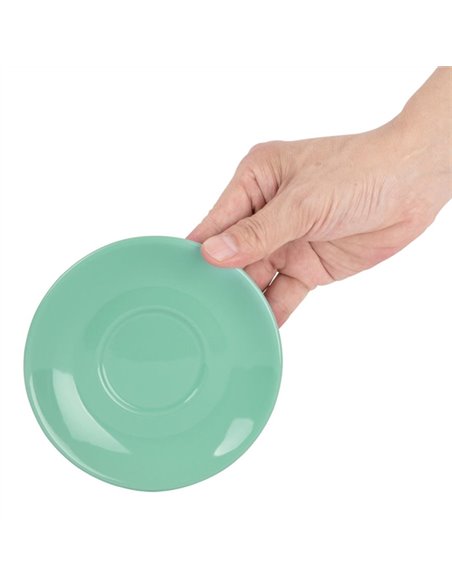 Olympia Cafe Aqua Saucer (Fits FF993) - 135mm 5 3/10" (Box 12)