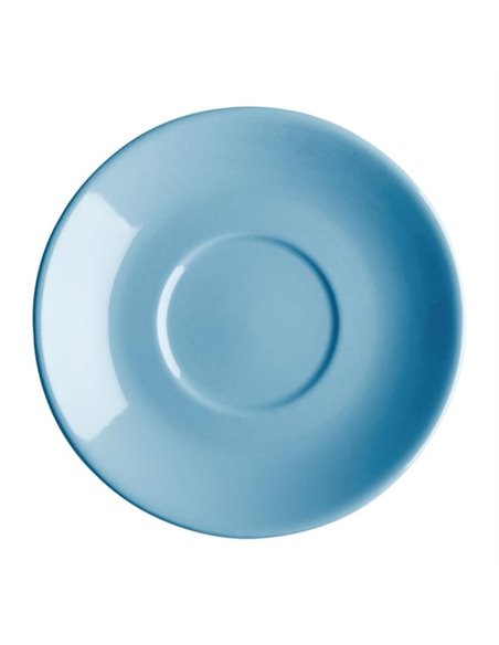Olympia Cafe Blue Saucer (Fits FF994) - 135mm 5 3/10" (Box 12)