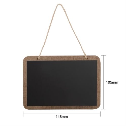 Olympia Hanging Magnetic Chalkboard A6 105(H) x 148(W)mm (Pack of 4)