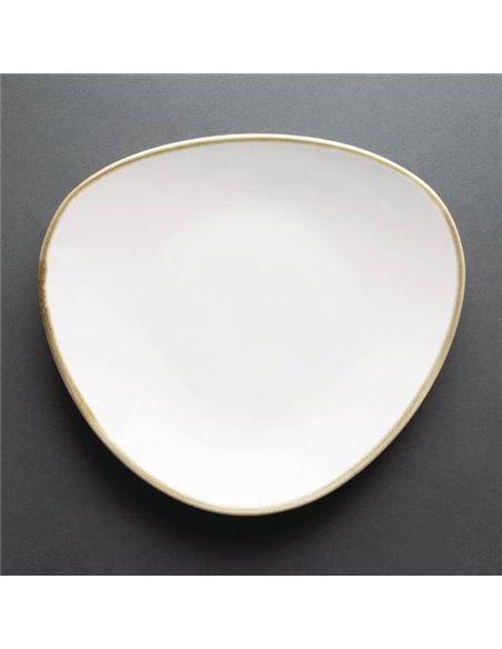 Olympia Kiln Triangular Plate Chalk 280mm (Pack of 4)