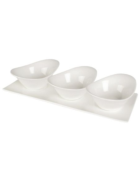 Olympia Lumina Miniature Float Bowls 129x 96mm (Pack of 6)