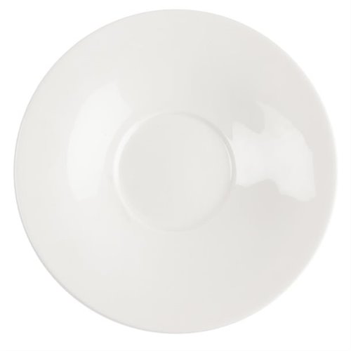 Olympia Lumina Fine China Saucers 140mm (Pack of 12)