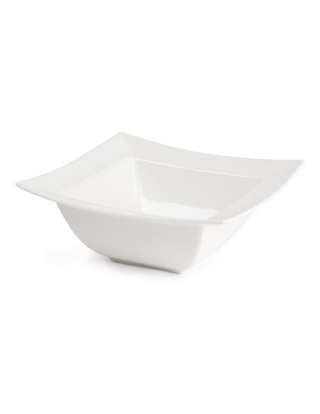 Olympia Lumina Wide Rimmed Square Bowls 260mm (Pack of 3)