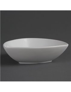 Olympia Whiteware Rounded Triangular Bowls 155mm (Pack of 6)
