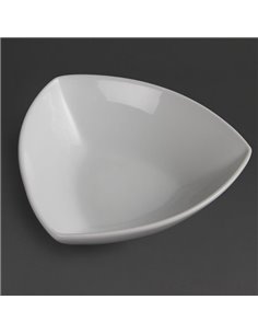 Olympia Whiteware Rounded Triangular Bowls 155mm (Pack of 6) 2
