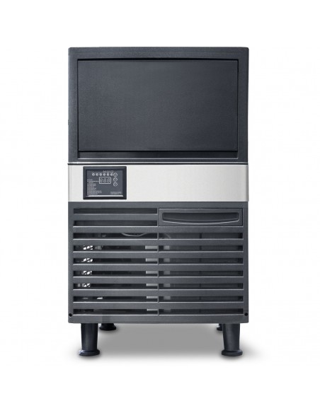 Commercial Ice Cube Machine 55kg/24h 18kg bin | Stalwart SK120P