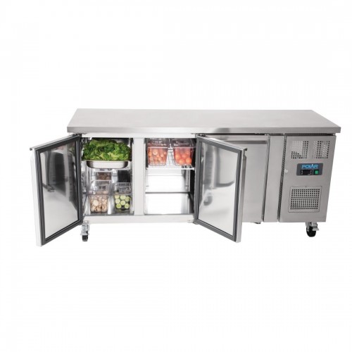 Polar 3 Door Counter Fridge 339 Ltr -...