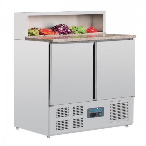 Polar G603 Refrigerated Pizza Prep Counter 288Ltr