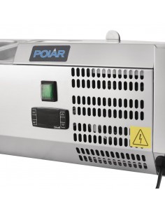 Polar G-Series G610 8 x 1/4GN Refrigerated Countertop Food Prep Display Topping Unit 2