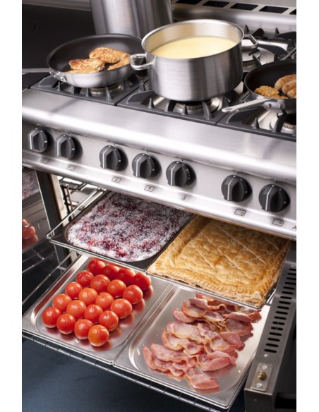 Falcon 6 Burner Dominator Plus Range G3101 Propane Gas with Castors