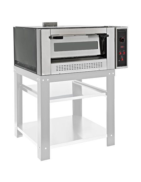 Gas Pizza oven 1 chamber 4 pizzas of 12'' | Stalwart DA-EMP4G