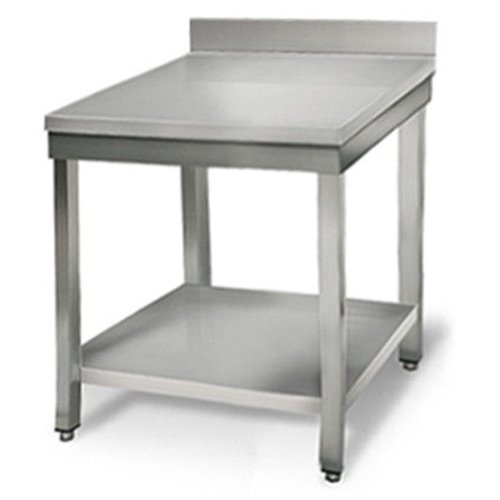 Professional Work table Stainless steel Bottom shelf Upstand 600x600x900mm | Stalwart DA-THATS66A