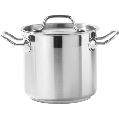 Professional Stew pan/Stock pot with Lid Stainless steel 36.6 litres | Stalwart DA-SE13636