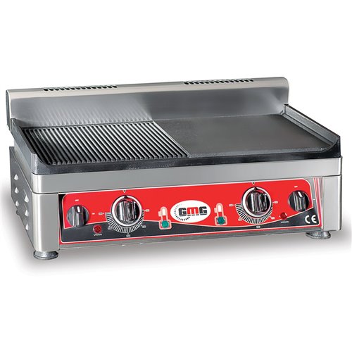 Professional Grill Electric 520x240mm 2.2kW Smooth/Ribbed | Stalwart DA-GP5530EG