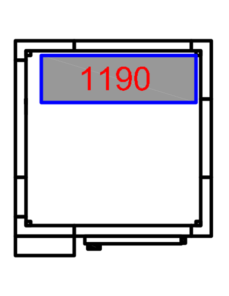 Freezer room with Freezing unit 1500x1200x2010mm Volume 2.6m3 | Stalwart DA-FR1512201
