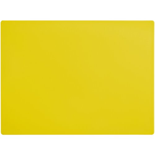 530mm x 325mm High Density Commercial Cutting Board in Yellow | Stalwart DA-4740Y