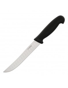 Hygiplas Scalloped Utility Knife Black 12.5cm