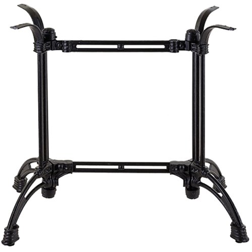 Black Decorative Table base Standard height Powder Coated Black | Stalwart DA-GS60231