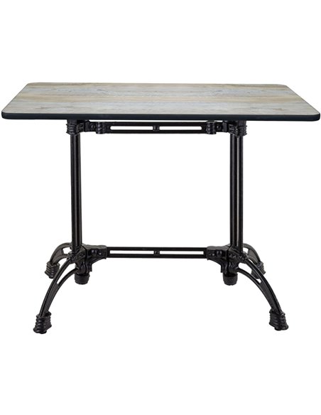 Black Decorative Table base Standard height Powder Coated Black | Stalwart DA-GS60231