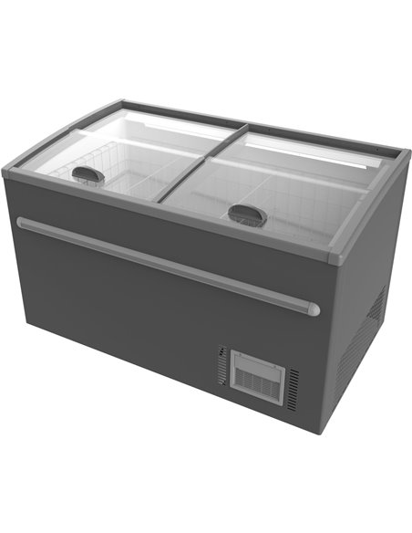 Island Showcase Freezer 1450x850x870mm 320 Litre| Stalwart DA-ZCDL145SS2