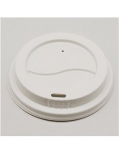 1000pcs Coffee Cup Lids for 8oz cups White | Stalwart DA-WLID8OZ