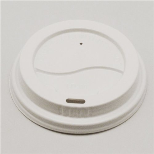 1000pcs Coffee Cup Lids for 8oz cups White | Stalwart DA-WLID8OZ