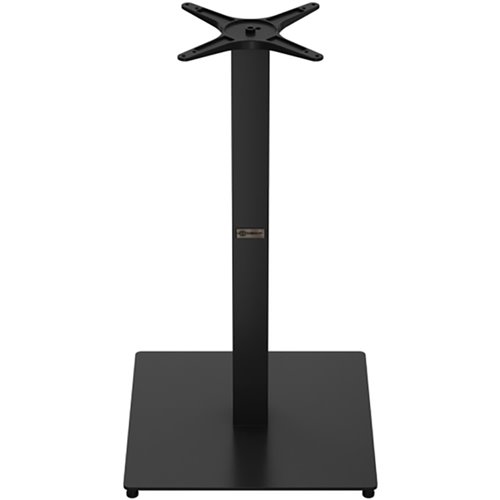 Black Table base 18x18'' Standard height Powder Coated Black | Stalwart DA-GS60225